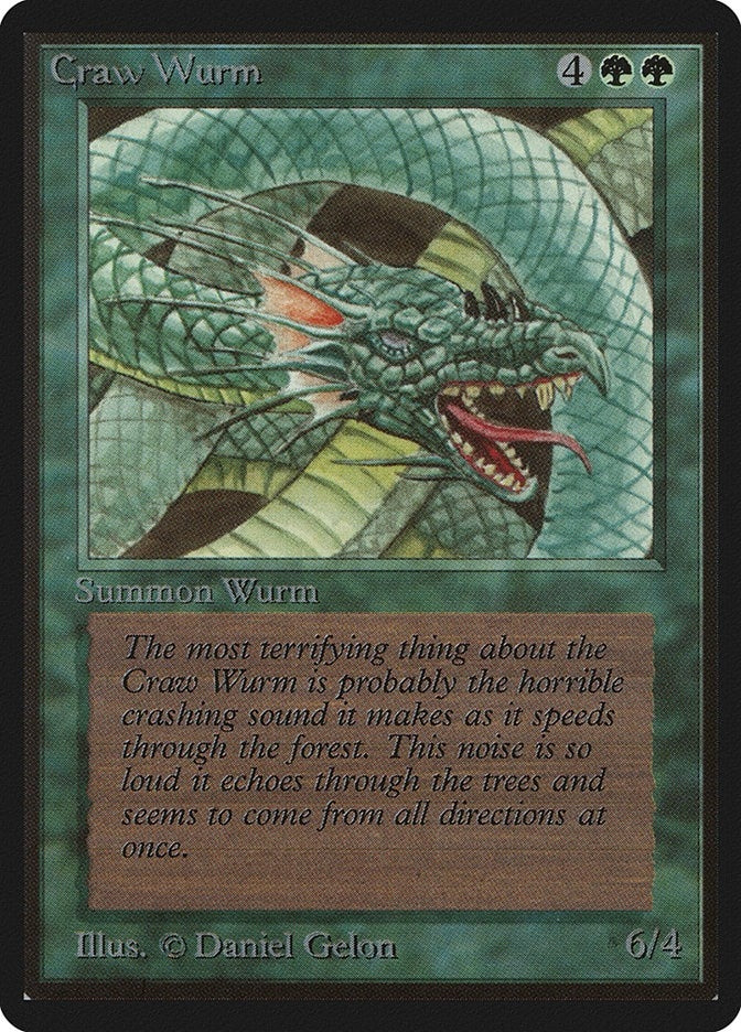 Image for Craw Wurm - Magic: The Gathering