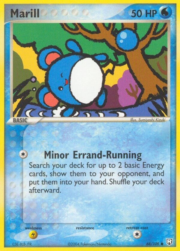 Image for Marill (68/109) (RR) - Pokemon
