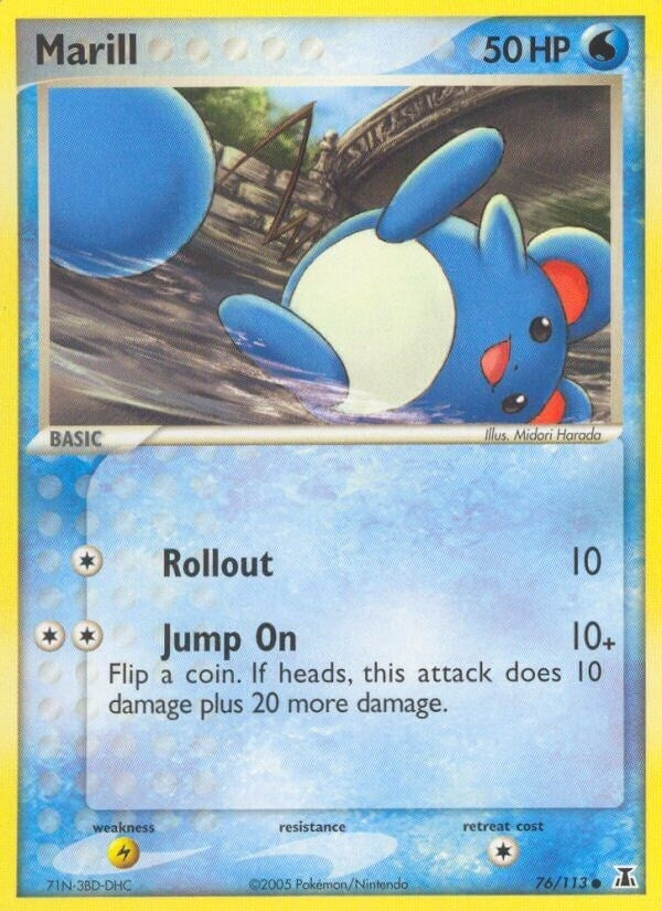 Image for Marill (76/113) (DS) - Pokemon