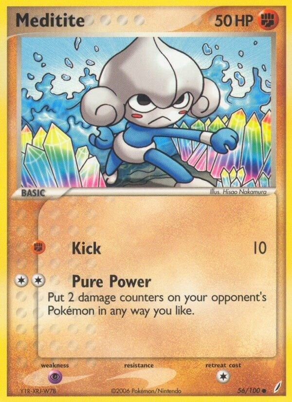 Image for Meditite (56/100) (CG) - Pokemon