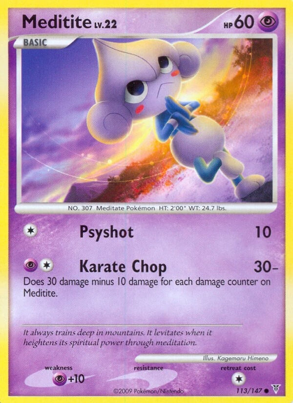 Image for Meditite (113) (SV) - Pokemon