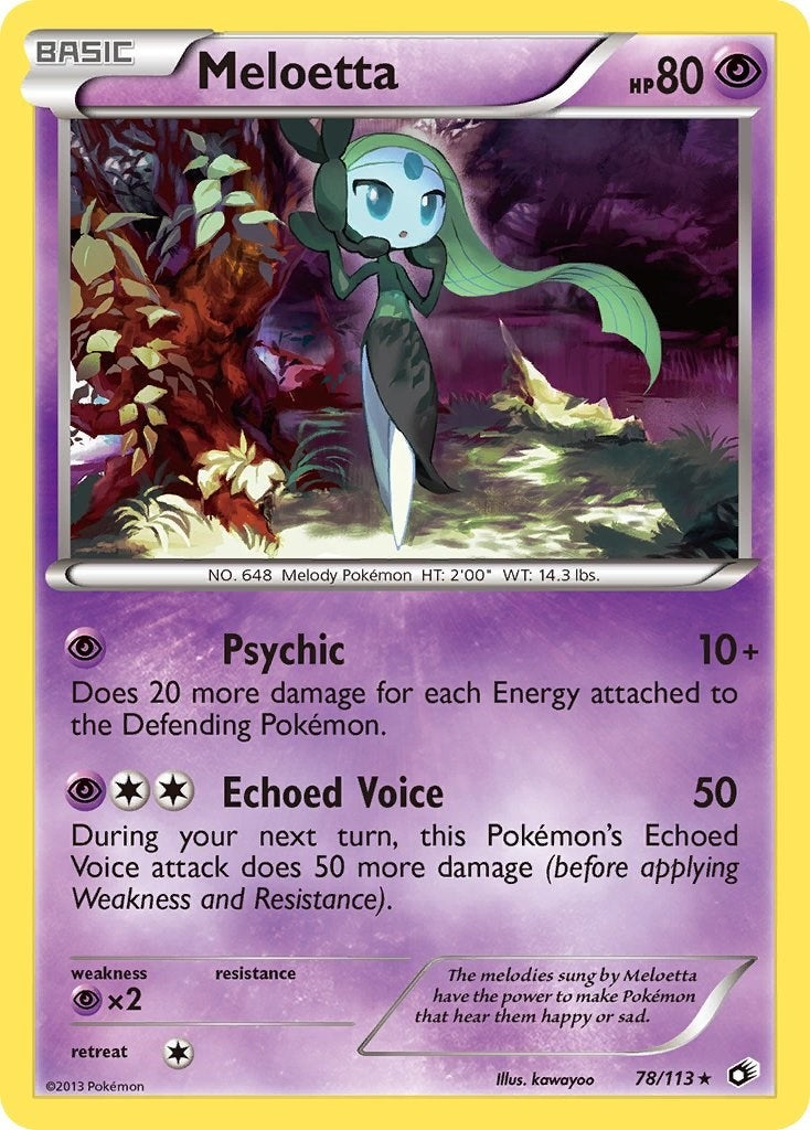 Image for Meloetta (78) (78/113) (LTR) - Pokemon