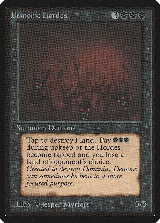 Image for Demonic Hordes - Magic: The Gathering