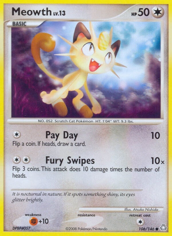 Image for Meowth (106/146) (LA) - Pokemon