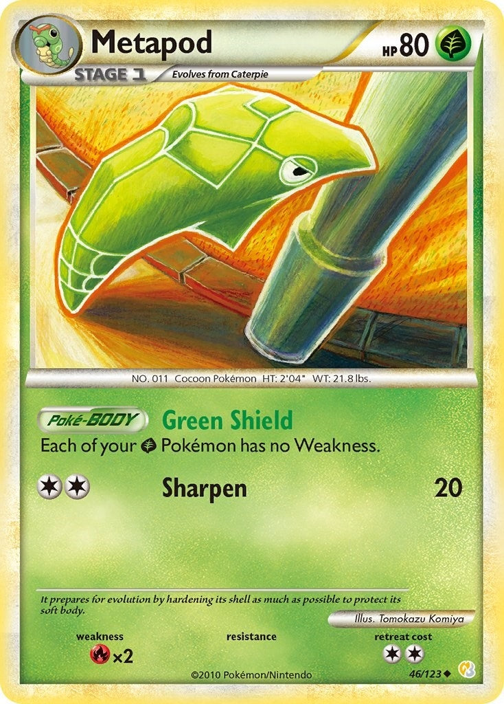 Image for Metapod (46/123) (HS) - Pokemon