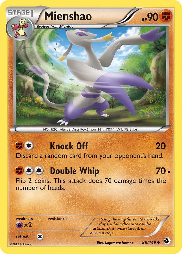 Image for Mienshao (88/149) (BCR) - Pokemon