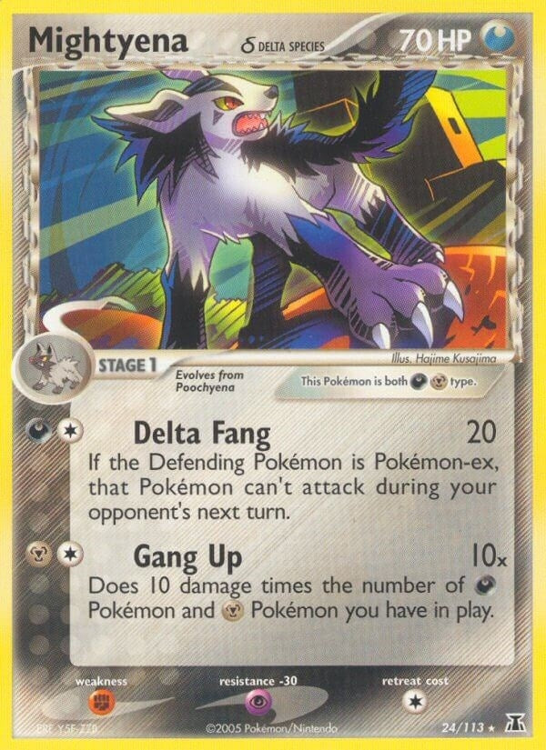 Image for Mightyena (Delta Species) (24/113) (DS) - Pokemon