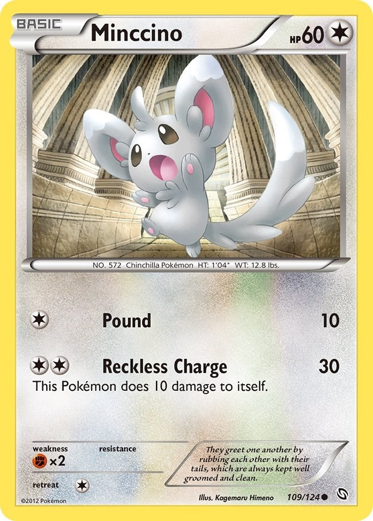 Image for Minccino (109/124) (DRX) - Pokemon