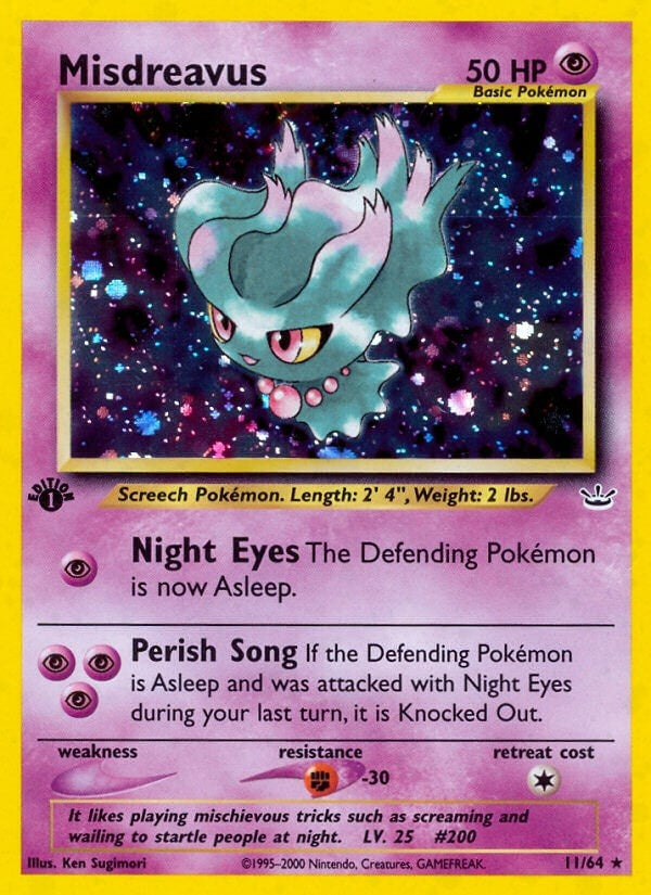 Image for Misdreavus (11/64) (N3) - Pokemon
