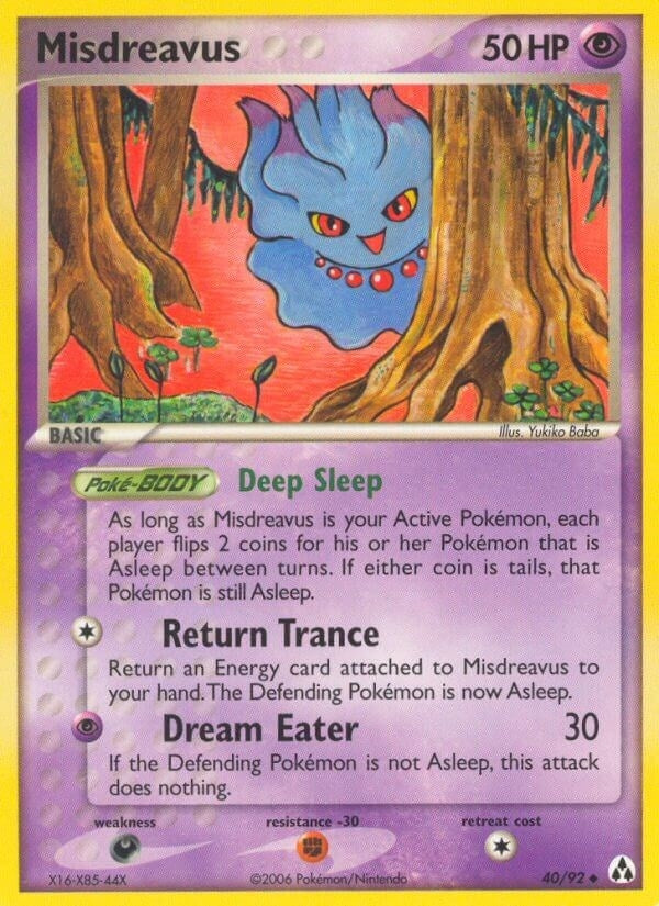Image for Misdreavus (40/92) (LM) - Pokemon
