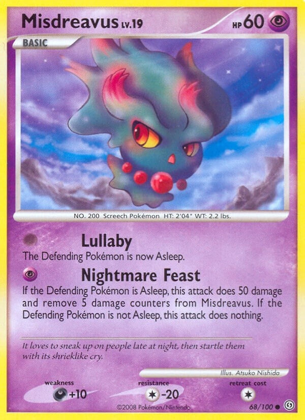 Image for Misdreavus (68/100) (SF) - Pokemon