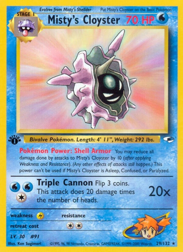 Image for Misty's Cloyster (029/132) (G1) - Pokemon