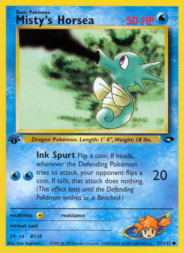 Image for Misty's Horsea (087/132) (G2) - Pokemon