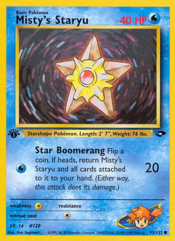 Image for Misty's Staryu (092/132) (G2) - Pokemon