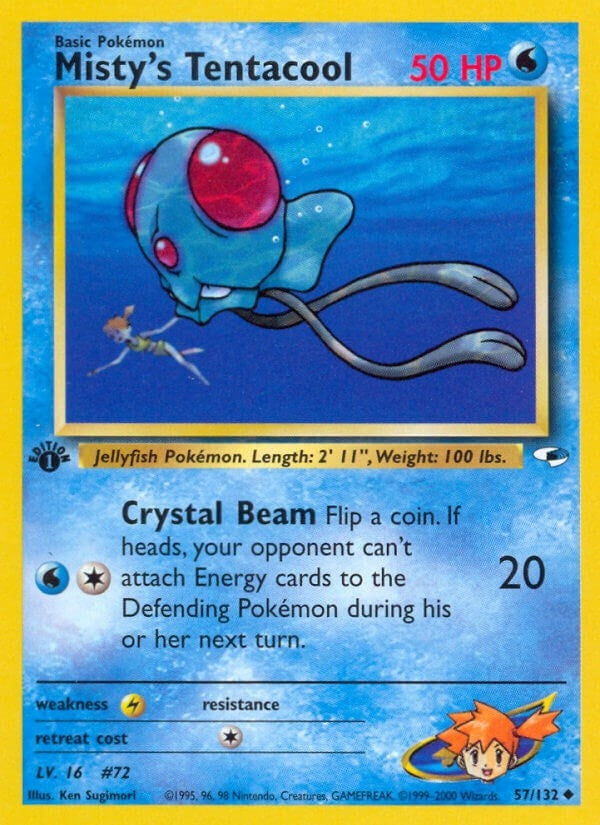 Image for Misty's Tentacool (57) (057/132) (G1) - Pokemon