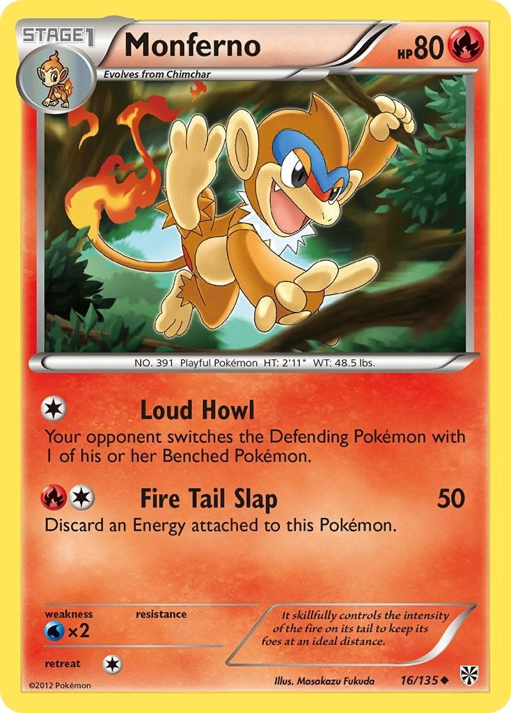 Image for Monferno (16/135) (PLS) - Pokemon