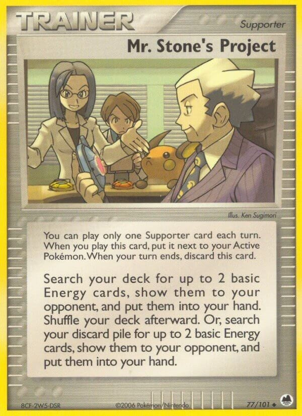 Image for Mr. Stone's Project (77/101) (DF) - Pokemon