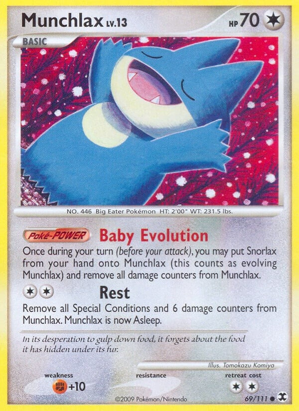 Image for Munchlax (69) (69/111) (RR) - Pokemon