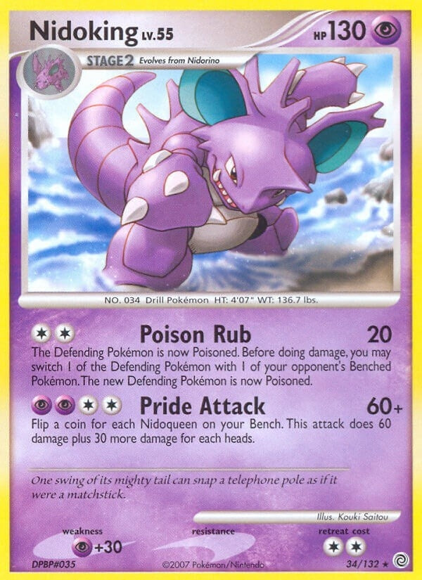 Image for Nidoking (34/132) (SW) - Pokemon
