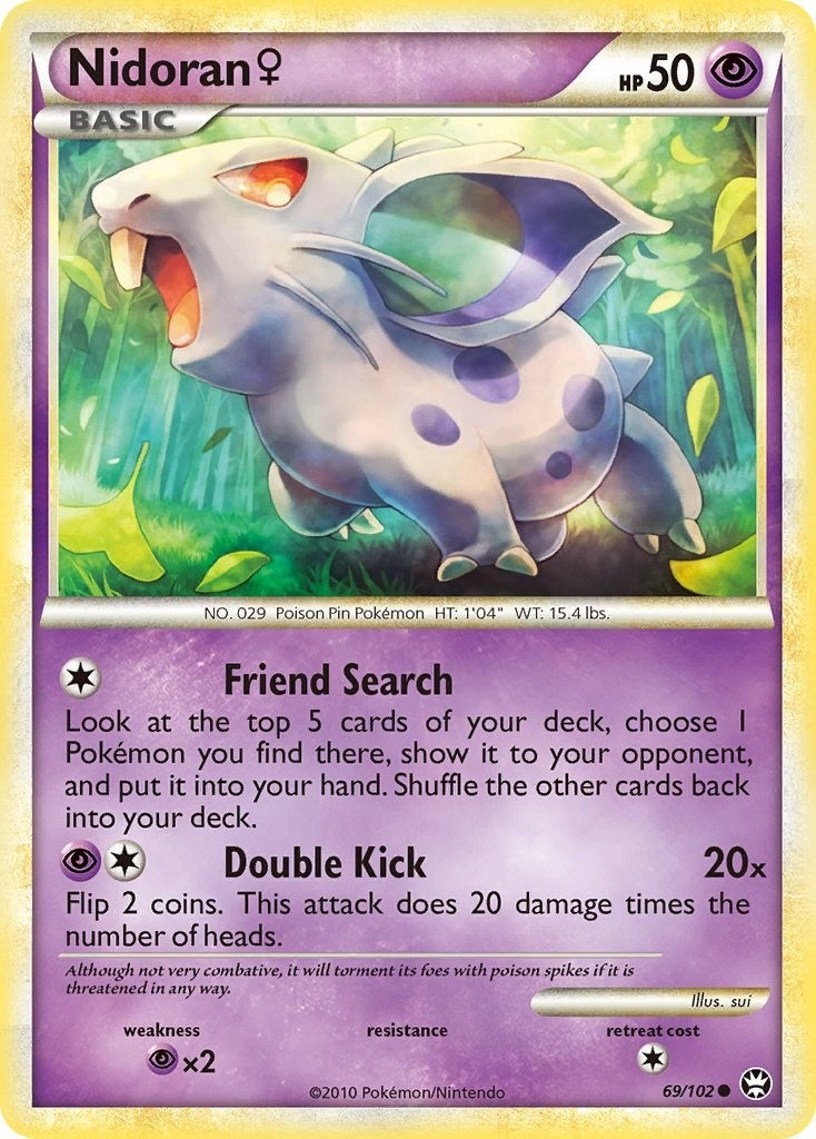 Image for Nidoran F (69/102) (TM) - Pokemon