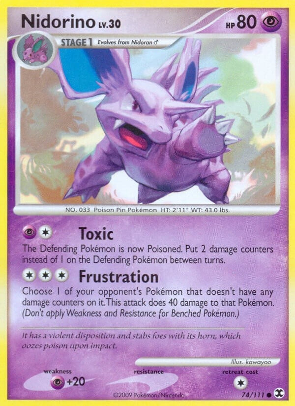 Image for Nidorino (74/111) (RR) - Pokemon