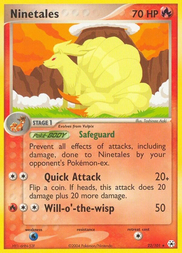 Image for Ninetales (22/101) (HL) - Pokemon