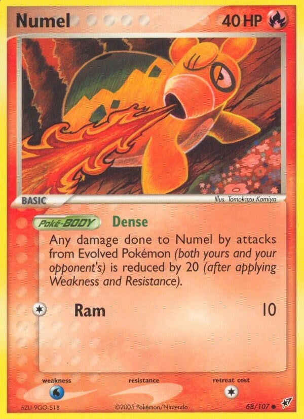 Image for Numel (68/107) (DX) - Pokemon