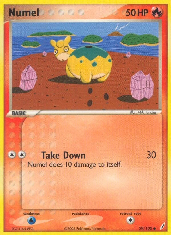 Image for Numel (59/100) (CG) - Pokemon