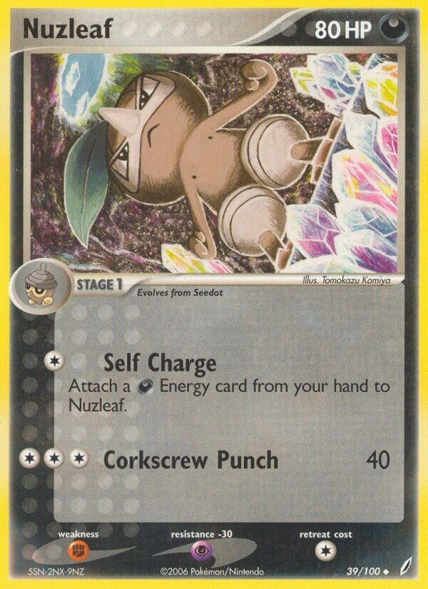 Image for Nuzleaf (39/100) (CG) - Pokemon