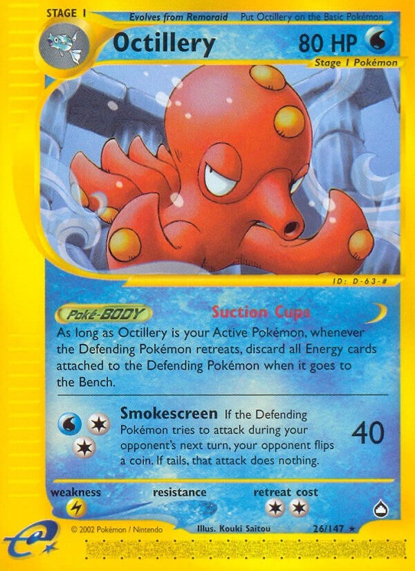 Image for Octillery (026/147) (AQ) - Pokemon