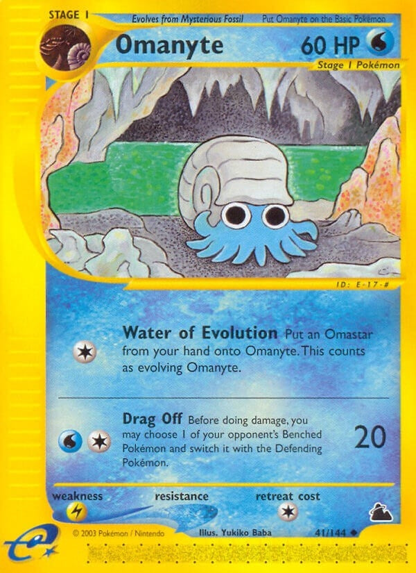 Image for Omanyte (041/144) (SK) - Pokemon
