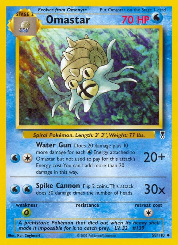 Image for Omastar (058/110) (LC) - Pokemon