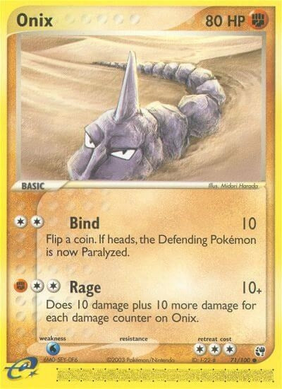 Image for Onix (71/100) (SS) - Pokemon