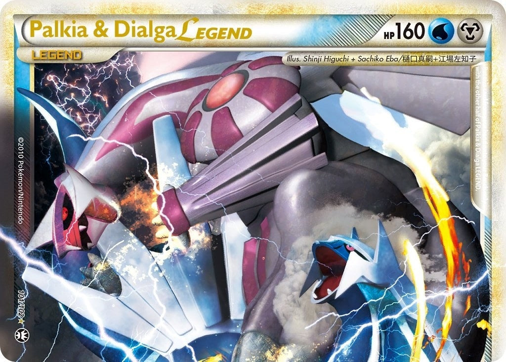 Image for Palkia & Dialga Legend (Top) (101/102) (TM) - Pokemon