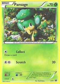Image for Pansage (002/012) (M12) - Pokemon