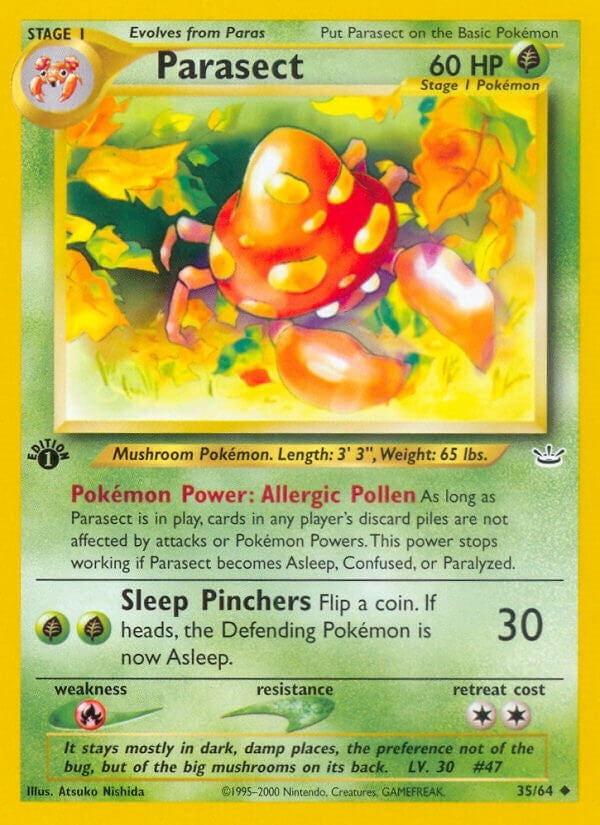 Image for Parasect (35/64) (N3) - Pokemon