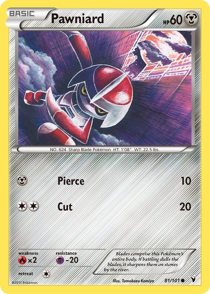 Image for Pawniard (81) (81/101) (NVI) - Pokemon