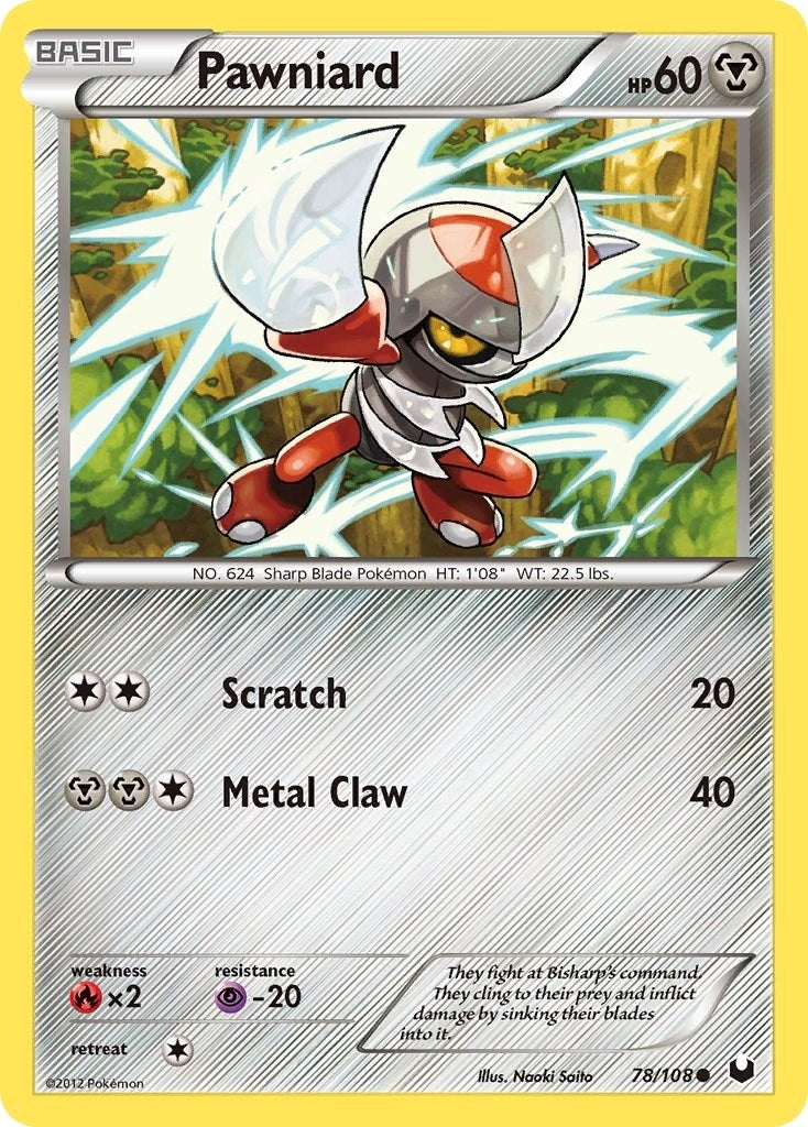 Image for Pawniard (78/108) (DEX) - Pokemon