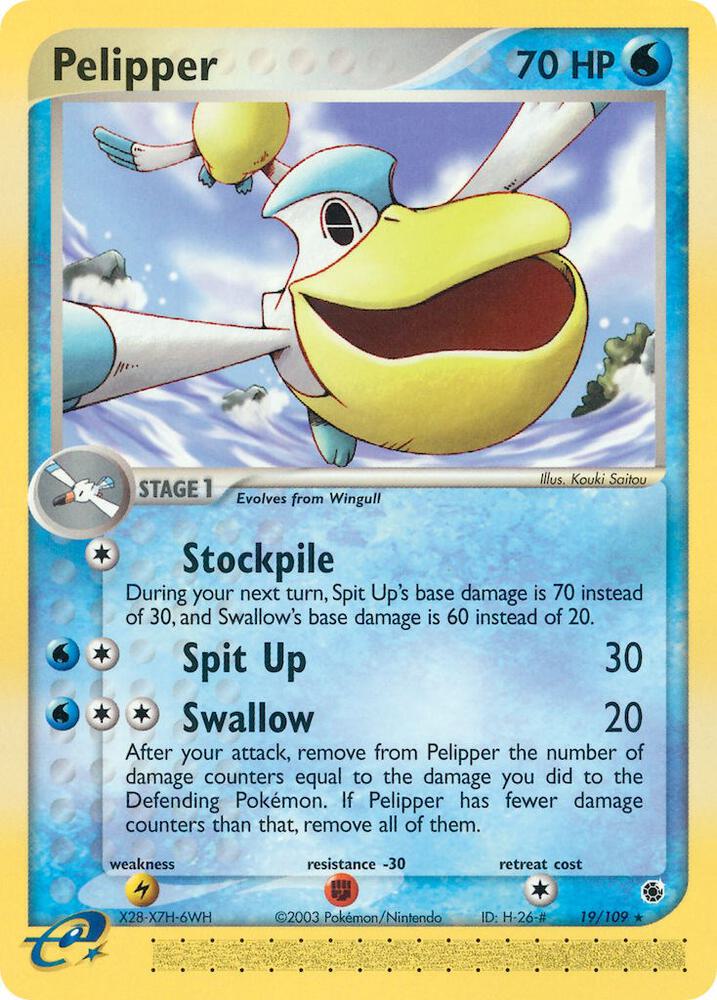 Image for Pelipper (19/109) (RS) - Pokemon