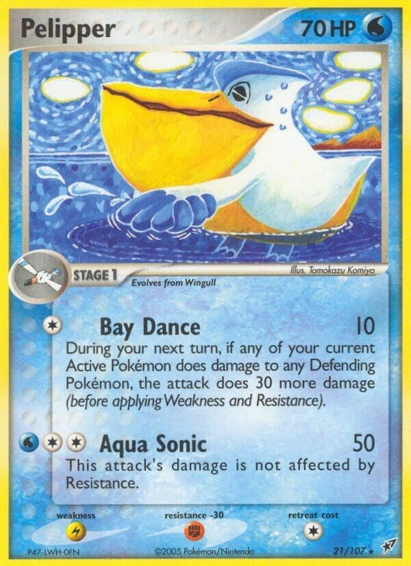 Image for Pelipper (21/107) (DX) - Pokemon