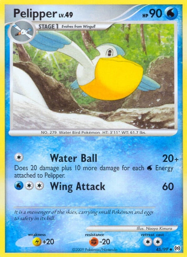 Image for Pelipper (45) (45/99) (AR) - Pokemon