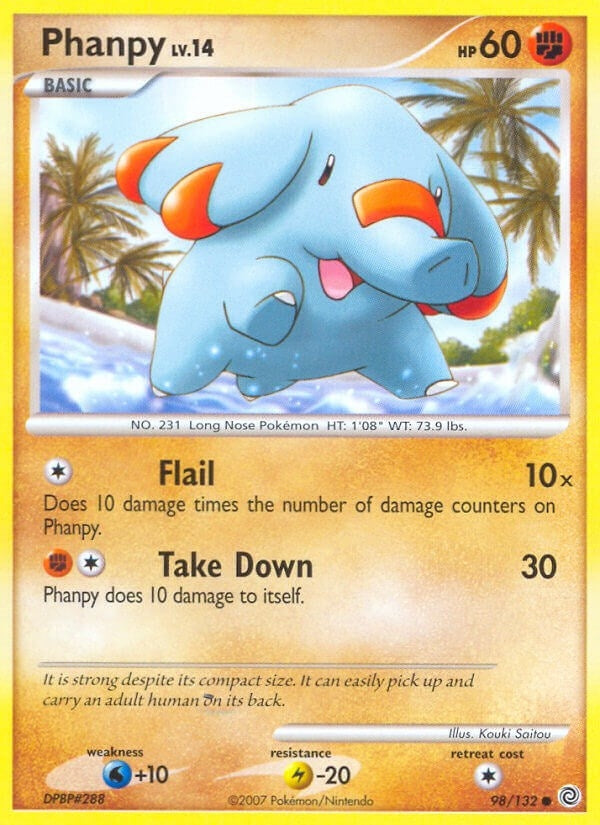 Image for Phanpy (98/132) (SW) - Pokemon