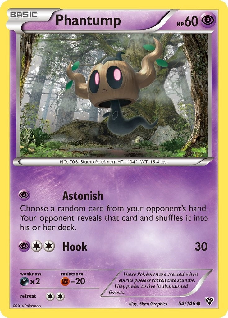 Image for Phantump (54/146) (XY) - Pokemon