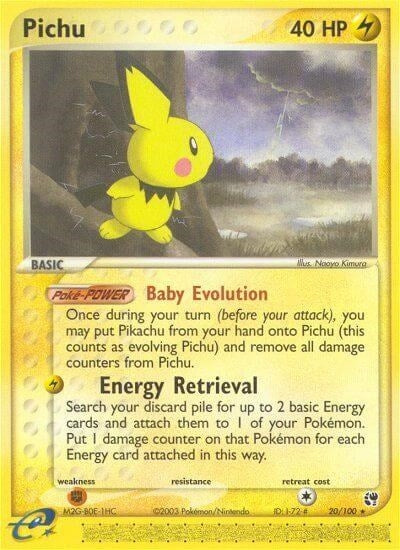 Image for Pichu (20/100) (SS) - Pokemon