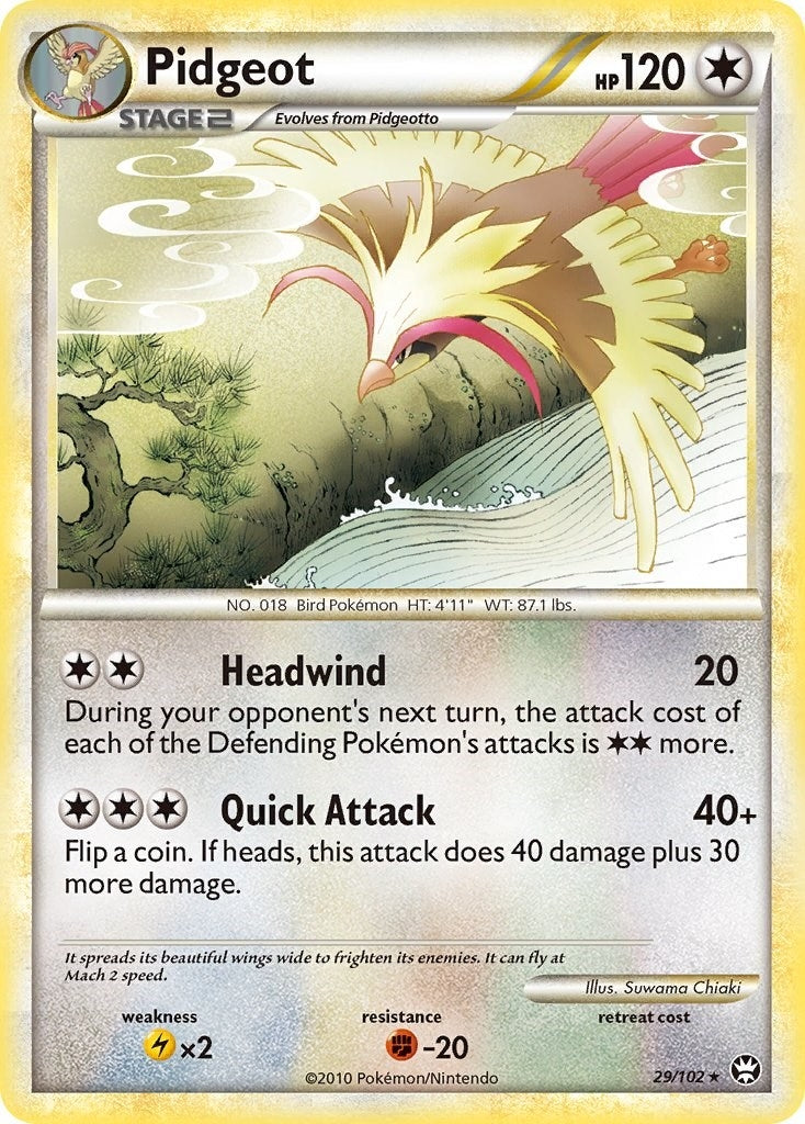 Image for Pidgeot (29/102) (TM) - Pokemon