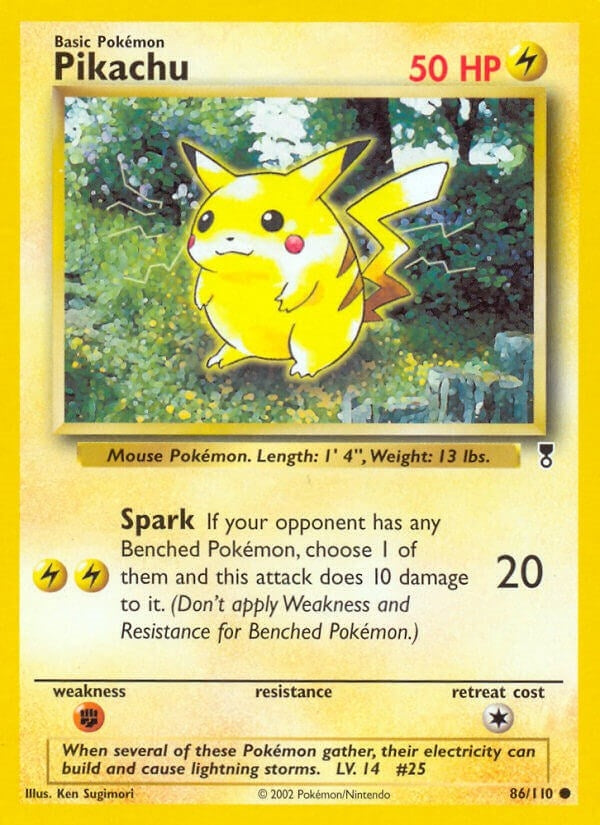 Image for Pikachu (086/110) (LC) - Pokemon