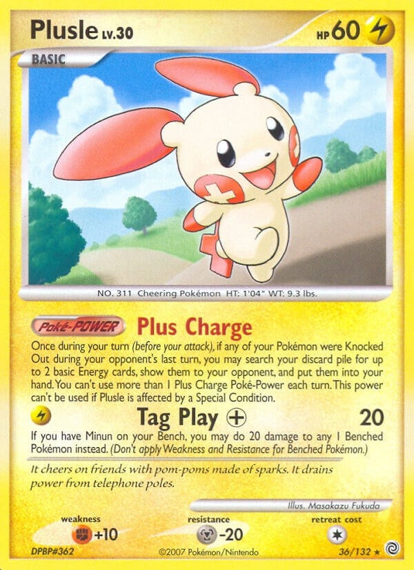 Image for Plusle (36/132) (SW) - Pokemon