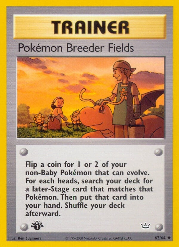 Image for Pokemon Breeder Fields (62/64) (N3) - Pokemon
