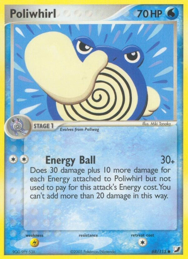 Image for Poliwhirl (68/115) (UF) - Pokemon