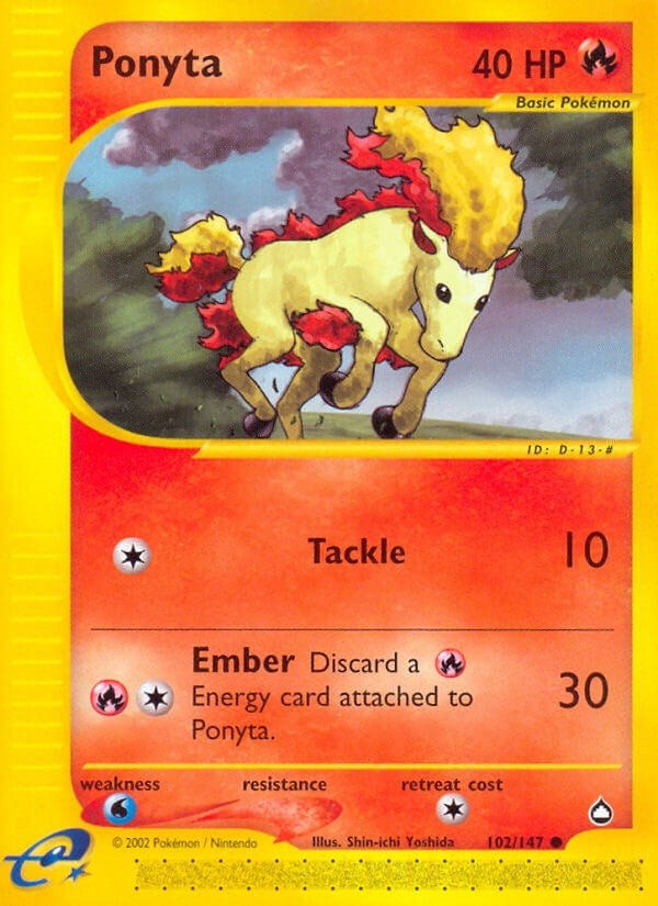 Image for Ponyta (102/147) (AQ) - Pokemon
